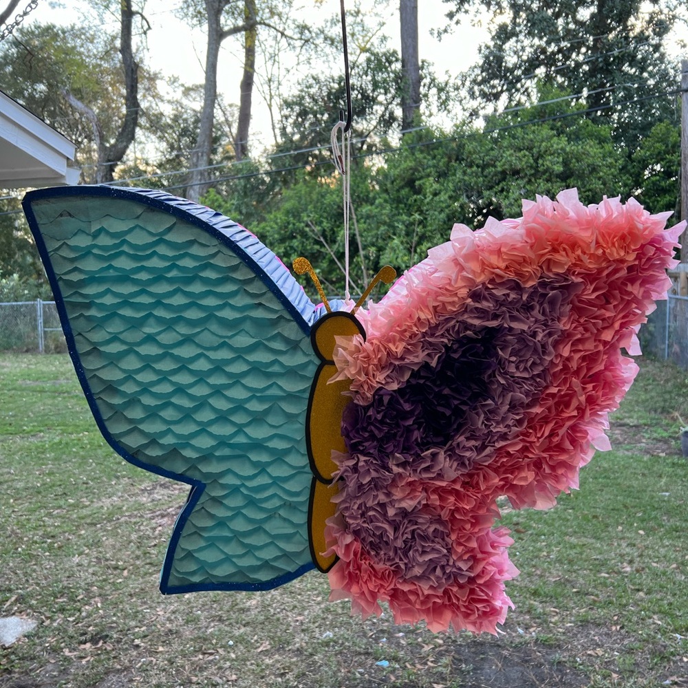 Vibrant Butterfly Piñata